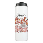おもしろいハロウィーンデザインハッピーハローウィンレトロ タンブラー (正面)
