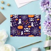 おもしろいハロウィーンパターン アクリル招待状 (インサイチュ (ウェディング))
