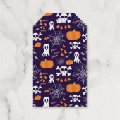 おもしろいハロウィーンパターン ギフトタグ (裏面)