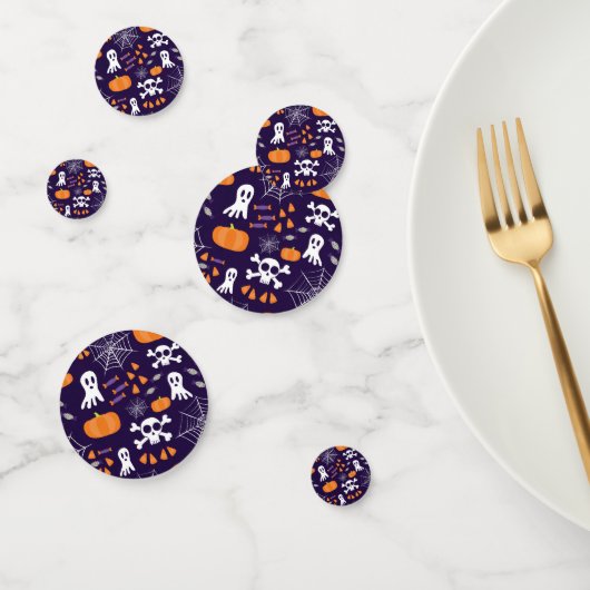 おもしろいハロウィーンパターン コンフェッティ (グループ)