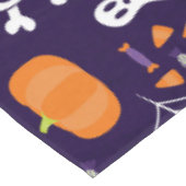 おもしろいハロウィーンパターン テーブルクロス (アングル)