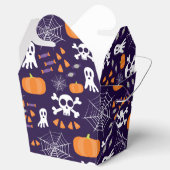 おもしろいハロウィーンパターン フェイバーボックス (オープン)