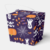 おもしろいハロウィーンパターン フェイバーボックス (裏面サイド)