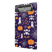 おもしろいハロウィーンパターン ミニクリップボード (アングル2)