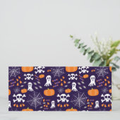 おもしろいハロウィーンパターン 招待状 (スタンド正面)