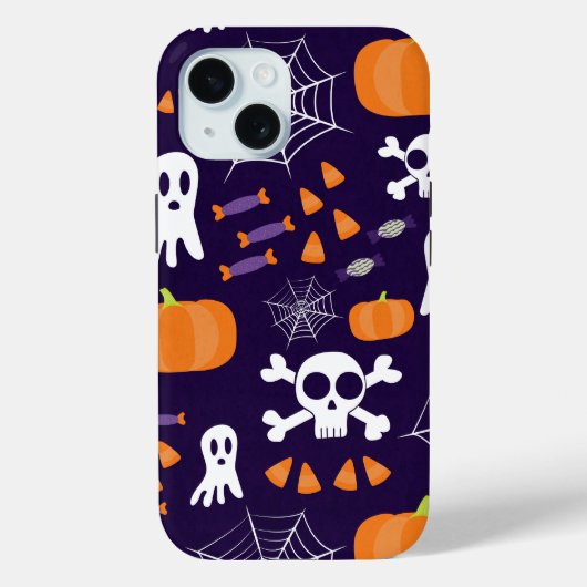 おもしろいハロウィーンパターン Case-Mate iPhoneケース (裏面)