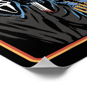 おもしろいハロウィーンレッツホラー映画幽霊 ポスター (角)