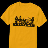 おもしろいハロウィーンヴィレ不気味ッジ Tシャツ