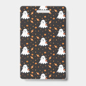 おもしろいハロウィーン幽霊ホールパス バッジ (裏面)