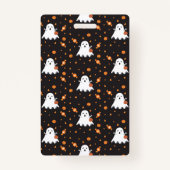 おもしろいハロウィーン幽霊ホールパス バッジ (裏面)