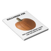 おもしろいハロウィーン活動パッド ノートパッド (アングル)
