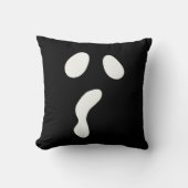 おもしろいハロウィーン顔幽霊怖いパーティー クッション (正面)