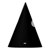 おもしろいハロウィーン顔幽霊怖いパーティー パーティーハット (左)