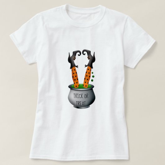 おもしろいハローウィンテーマ Tシャツ (デザイン正面)