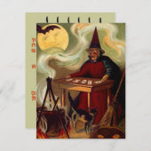 おもしろいハローウィンパーティ招待状~カスタマイズEZ~! 招待状 (正面/裏面)