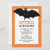 おもしろいハローウィンパーティ招待状 招待状 (正面)