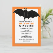 おもしろいハローウィンパーティ招待状 招待状 (スタンド正面)