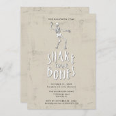 おもしろいハローウィンパーティ 招待状 (正面/裏面)