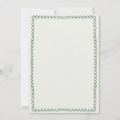 おもしろいハンドドロードドードルメリークリスマスカクテル 招待状 (裏面)