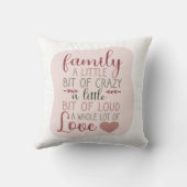 おもしろいハンドレターダスティピンクファミリー引用文 クッション (裏面)