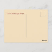 おもしろいハンバーガーを追加文字食品愛好家 ポストカード (裏面)