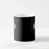 おもしろいハートハンズクリスマス コーヒーマグカップ (中央)