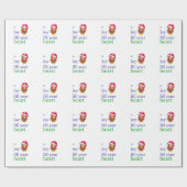 おもしろいハート加温ことわざ ラッピングペーパー (フラット)