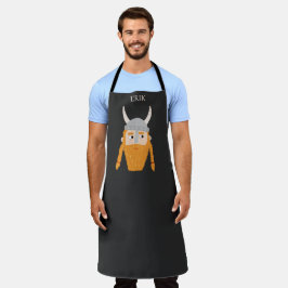 おもしろいバイキングパーソナライズされた エプロン