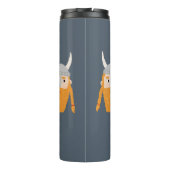 おもしろいバイキングパーソナライズされた タンブラー (裏面)