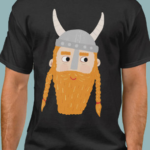 おもしろいバイキング Tシャツ
