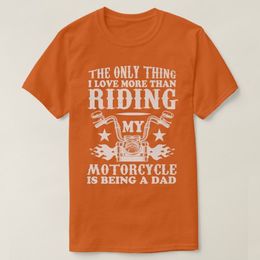 おもしろいバイクもしくは自転車に乗る人シャツ Tシャツ (デザイン正面)