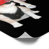 おもしろいバイクもしくは自転車に乗る人 ポスター (角)