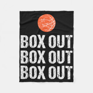 おもしろいバイスケットビルコーチボックスアウト引用文グラフィックグランジス フリースブランケット