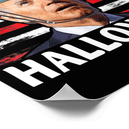 おもしろいバイデン氏ダイズメリー7月ハッピーハローウィンビデ ポスター (角)