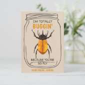 おもしろいバグバレンティヌデイカードビートルズ サンキューカード (スタンド正面)