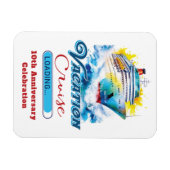 おもしろいバケーションロード記念日クルーズ マグネット (横)