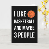 おもしろいバスケットボールカード　スポーツが好きな孫　甥っ子 カード (黄色い花)