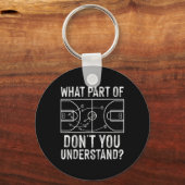 おもしろいバスケットボールコーチデザインメンズボールゲームセンター キーホルダー (正面)