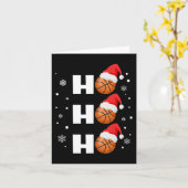 おもしろいバスケットボールプレーヤーHo Ho Ho Sports Fa カード (黄色い花)