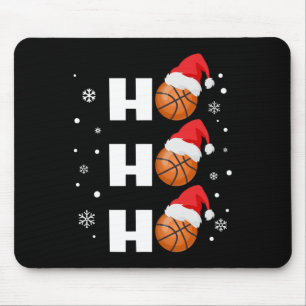 おもしろいバスケットボールプレーヤーHo Ho Ho Sports Fa マウスパッド