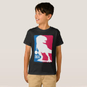 おもしろいバスケットボール Tシャツ (正面フル)