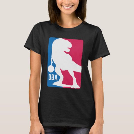おもしろいバスケットボール Tシャツ (正面)