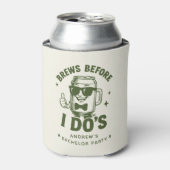 おもしろいバチェラー・パーティーのビール「結婚前に飲むビール」 缶クーラー (缶正面)