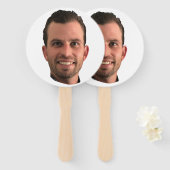 おもしろいバチェロレッテグルーム写真写真の手 ハンドファン (正面&裏面)