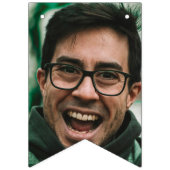 おもしろいバチェロレッテグルーム顔バナカスタムー写真 バンティングフラッグ (第2の旗)