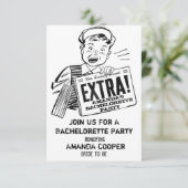 おもしろいバチェロレッテバチュラーパーティ 招待状 (スタンド正面)