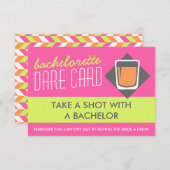おもしろいバチェロレッテDAREゲームカード – 撮影 招待状 (正面/裏面)