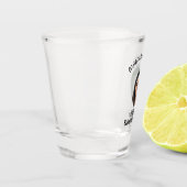 おもしろいバチュラーパーティお願い花嫁の顔ショットグラス ショットグラス (左)