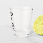 おもしろいバチュラーパーティドリンク結婚式の引き出物 ショットグラス (右)