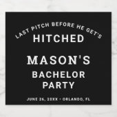 おもしろいバチュラーパーティビアラベル ビールラベル (シングルラベル)